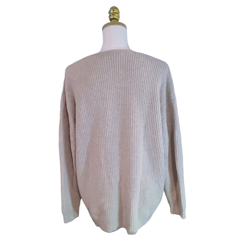 Jenni Kayne Wool Cashmere Cabin Sweater in Oatmeal Size S - Picture 4 of 7